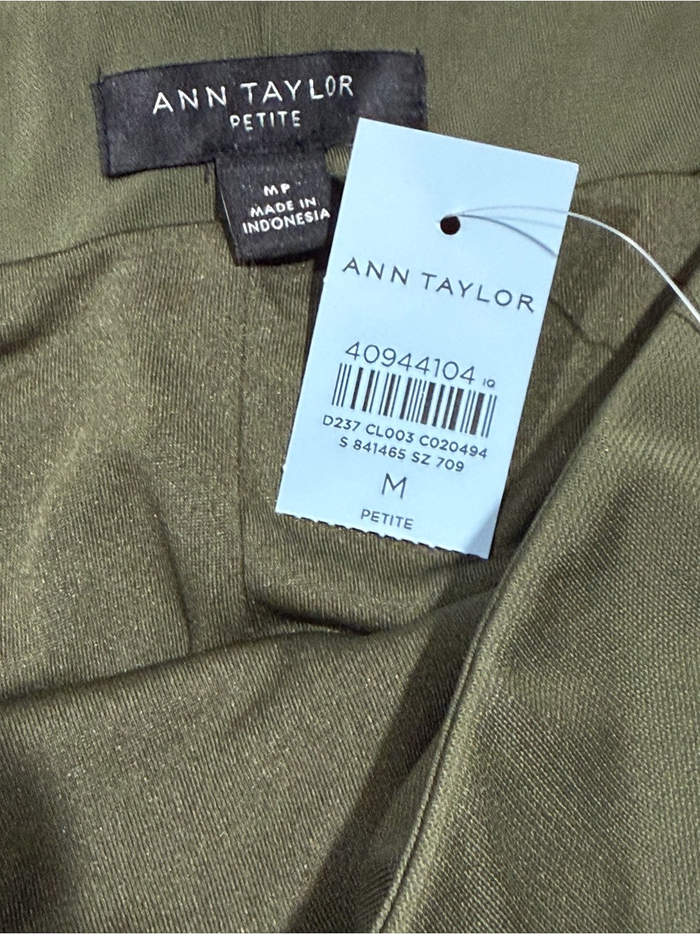 Ann Taylor Petite Hardware Embellished Wrap Midi Skirt - Picture 8 of 8
